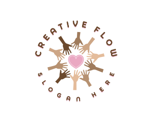 Creative Helping Hands logo design