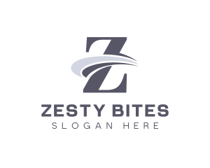 Cool Professional Swoosh Letter Z logo design