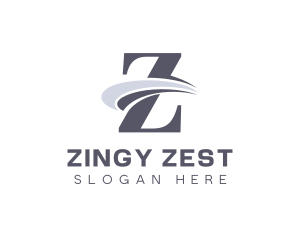 Cool Professional Swoosh Letter Z logo design