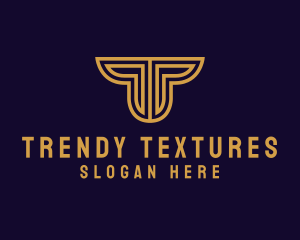 Luxury Premium Firm Letter T logo design