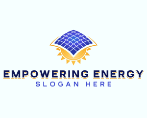 Sun Solar Panel  logo design