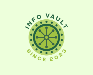 Fintech Vault Wheel logo design