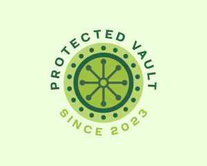 Fintech Vault Wheel logo design