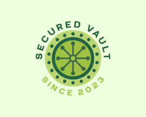 Fintech Vault Wheel logo design