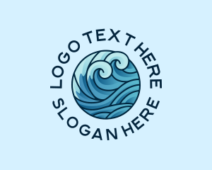 Ocean Water Wave  logo