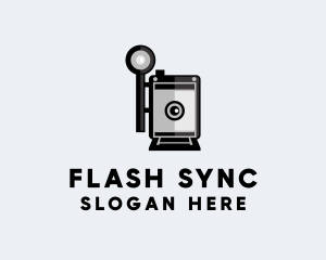  Retro Photography Camera Flash logo design