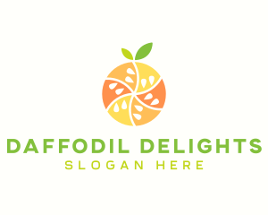 Citrus Fruit Harvest Logo