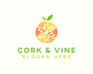 Citrus Fruit Harvest logo design