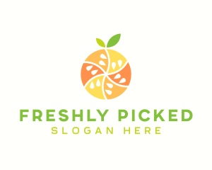 Citrus Fruit Harvest logo design