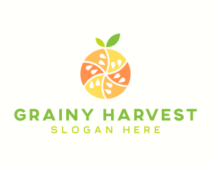 Citrus Fruit Harvest logo design