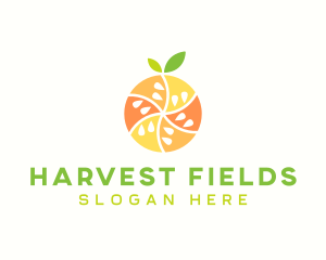 Citrus Fruit Harvest logo design