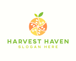 Citrus Fruit Harvest logo design