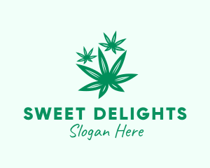 Medicinal Marijuana Leaves logo