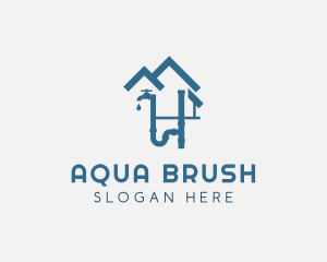 Home Plumbing Faucet logo design