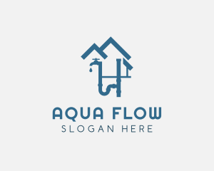 Home Plumbing Faucet logo design