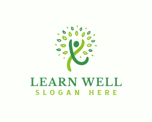 Tree People Wellness logo design