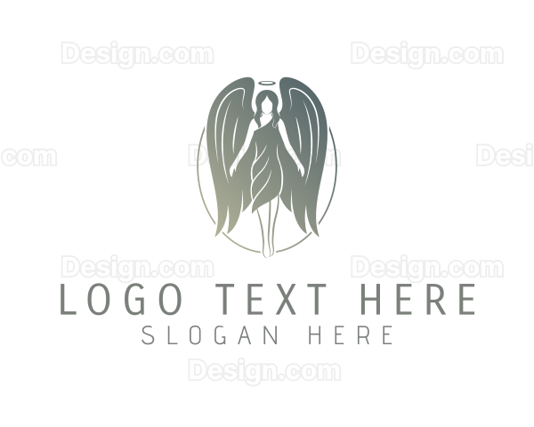 Holy Archangel Wings Logo