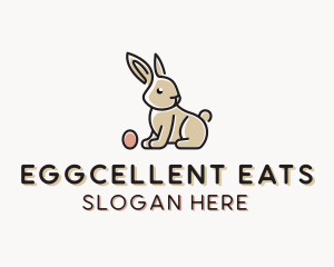 Easter Bunny Egg logo