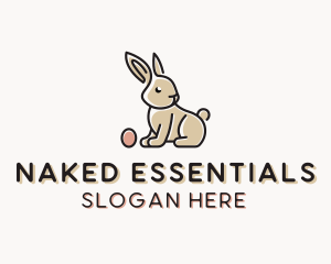 Easter Bunny Egg logo design