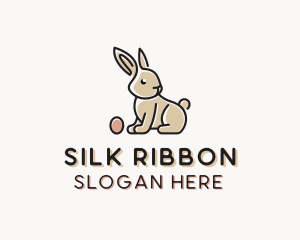 Easter Bunny Egg logo design