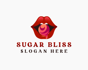 Sexy Lips Candy logo design