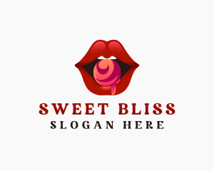 Sexy Lips Candy logo design