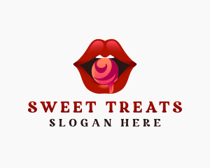 Sexy Lips Candy logo design