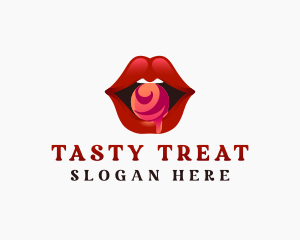 Sexy Lips Candy logo design