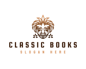 Traditional Tribal Mask logo