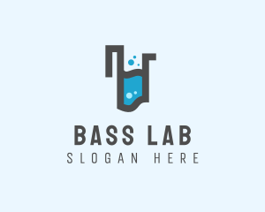 Chemical Test Tube  logo design