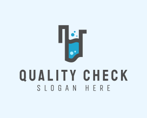 Chemical Test Tube  logo design