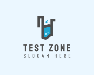 Chemical Test Tube  logo design