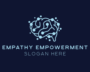 Human Brain Circuit logo design