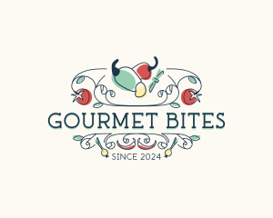 Gourmet Spicy Restaurant logo design