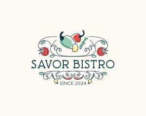 Gourmet Spicy Restaurant logo design