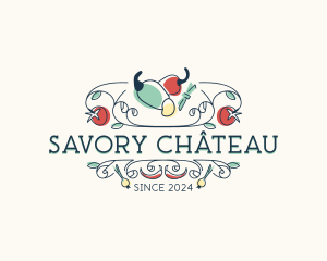 Gourmet Spicy Restaurant logo design