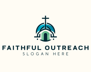 Catholic Cathedral Church logo design