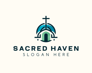 Catholic Cathedral Church logo design