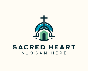 Catholic Cathedral Church logo design