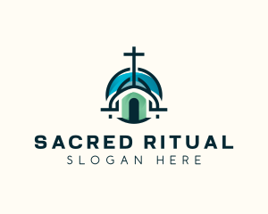 Catholic Cathedral Church logo design