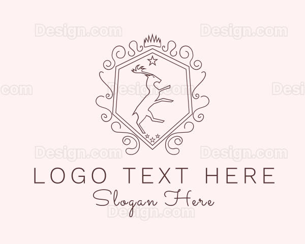 Royal Stag Crest Logo