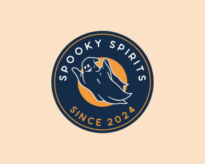 Halloween Ghost Spirit logo