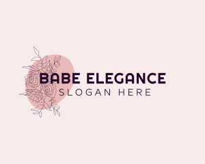 Elegant Floral Shop logo design