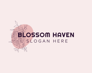 Elegant Floral Shop logo design