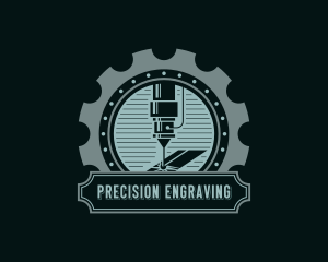 Laser Engraving Machinery logo design