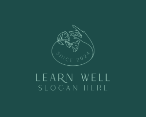 Flower Wellness Salon logo design