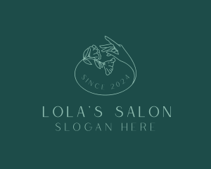 Flower Wellness Salon logo design