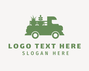 Lawn Plants Truck logo