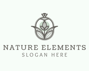 Floral Nature Cologne logo design