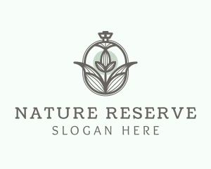 Floral Nature Cologne logo design